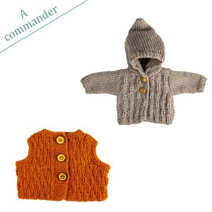 Manteaux, gilets poupons