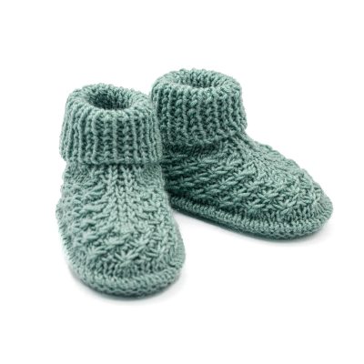 Chaussons ISALINE 3 mois MB vert menthe 86