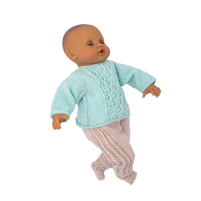 Poupon COROLLE bb câlin 30 cm en pantalon MARTIN ficelle 27 profil