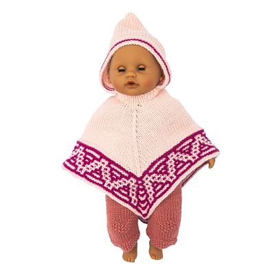 Poupon Corolle bb câlin 30 cm en pocho MANOLO rose pâle et fuchsia et combi Celeste argile rouge